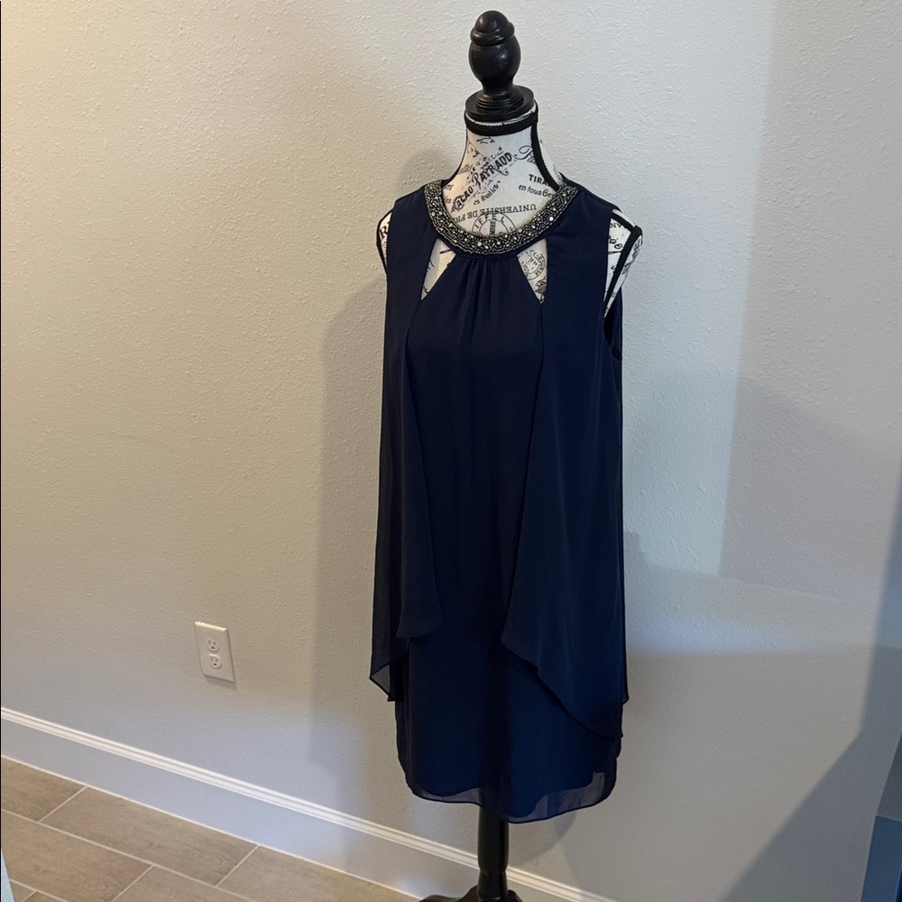 SLNY Midnight Blue Dress